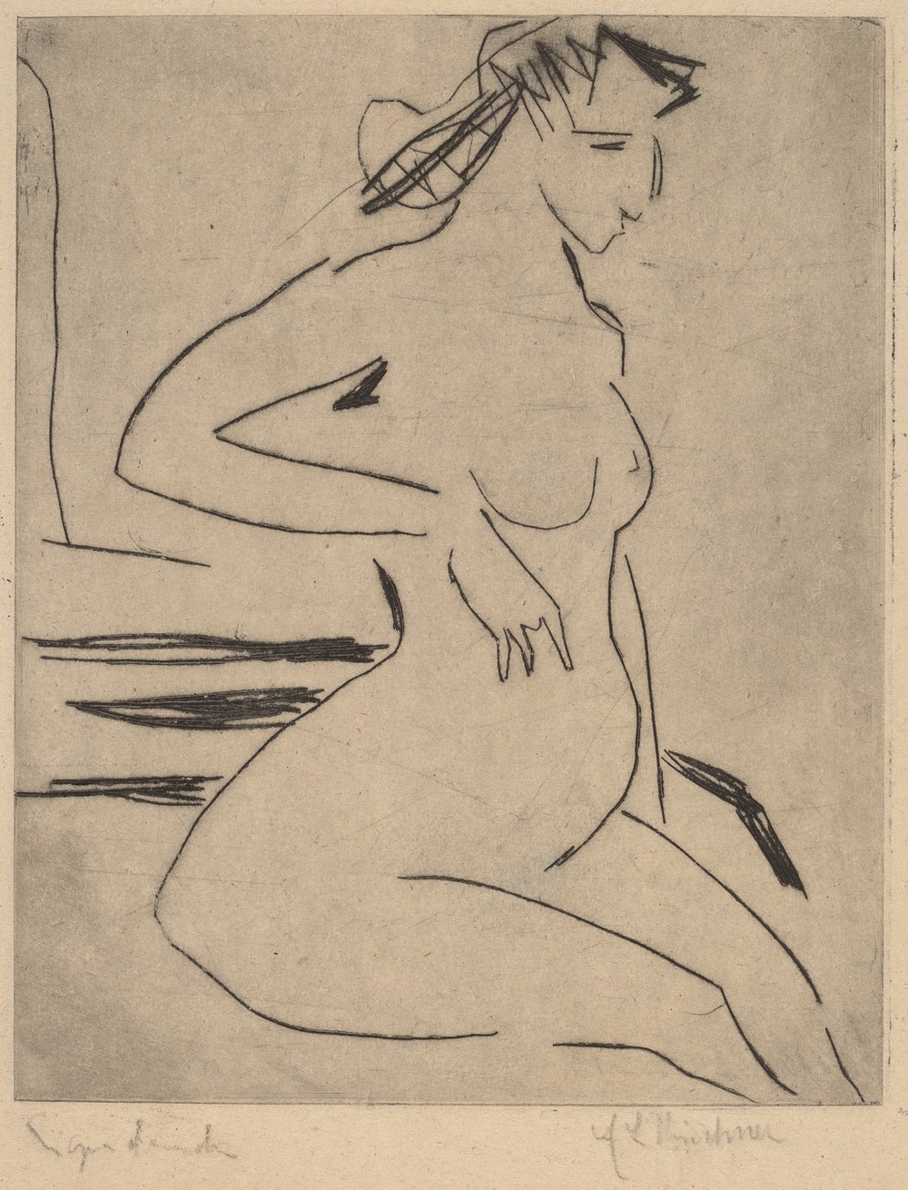 Female Nude Seated