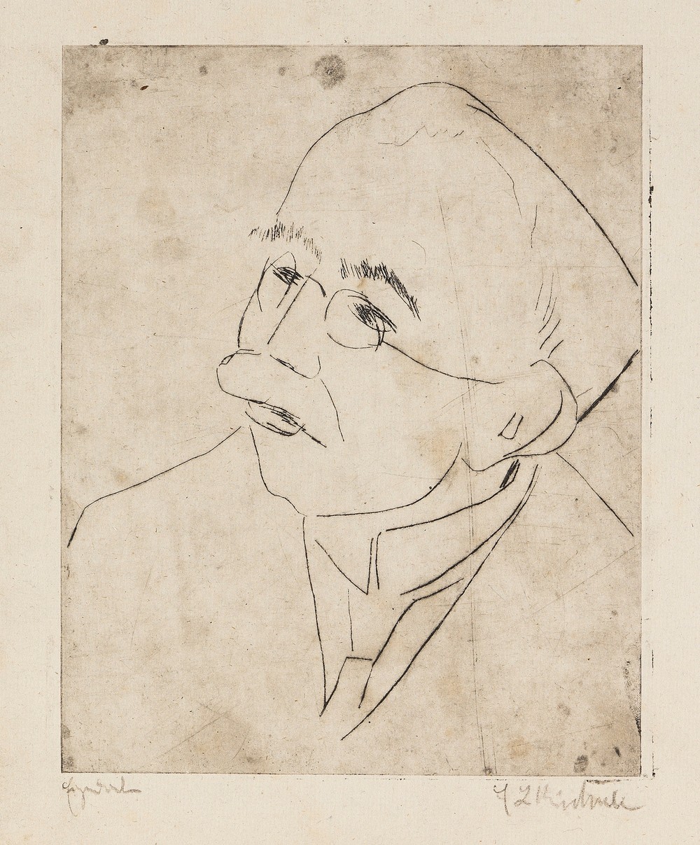 Kopf Gustav Schiefler I