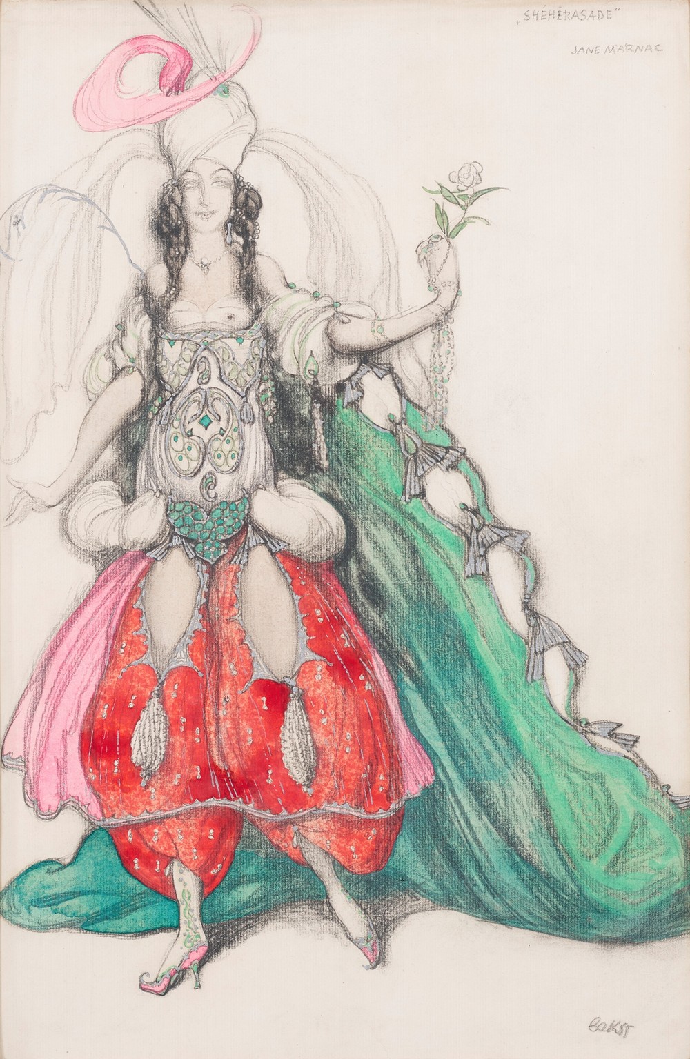 Costume design for Jane Marnac (1910s)