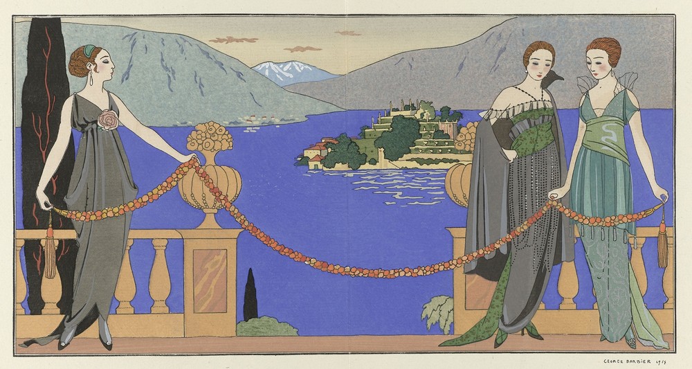 ‘Isola Bella’; Robes du soir de Redfern