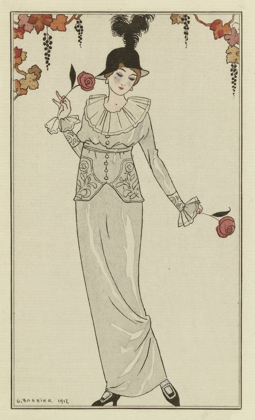 Journal des Dames et des Modes, 1912, Costumes Parisiens, no. 8