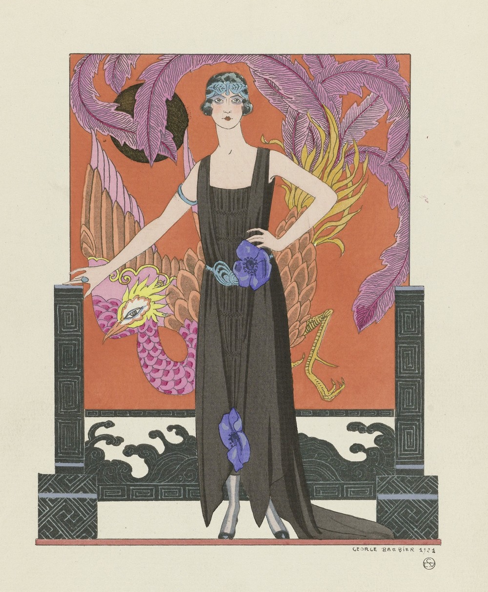 La belle dame sans merci ; Robe du soir, de Worth