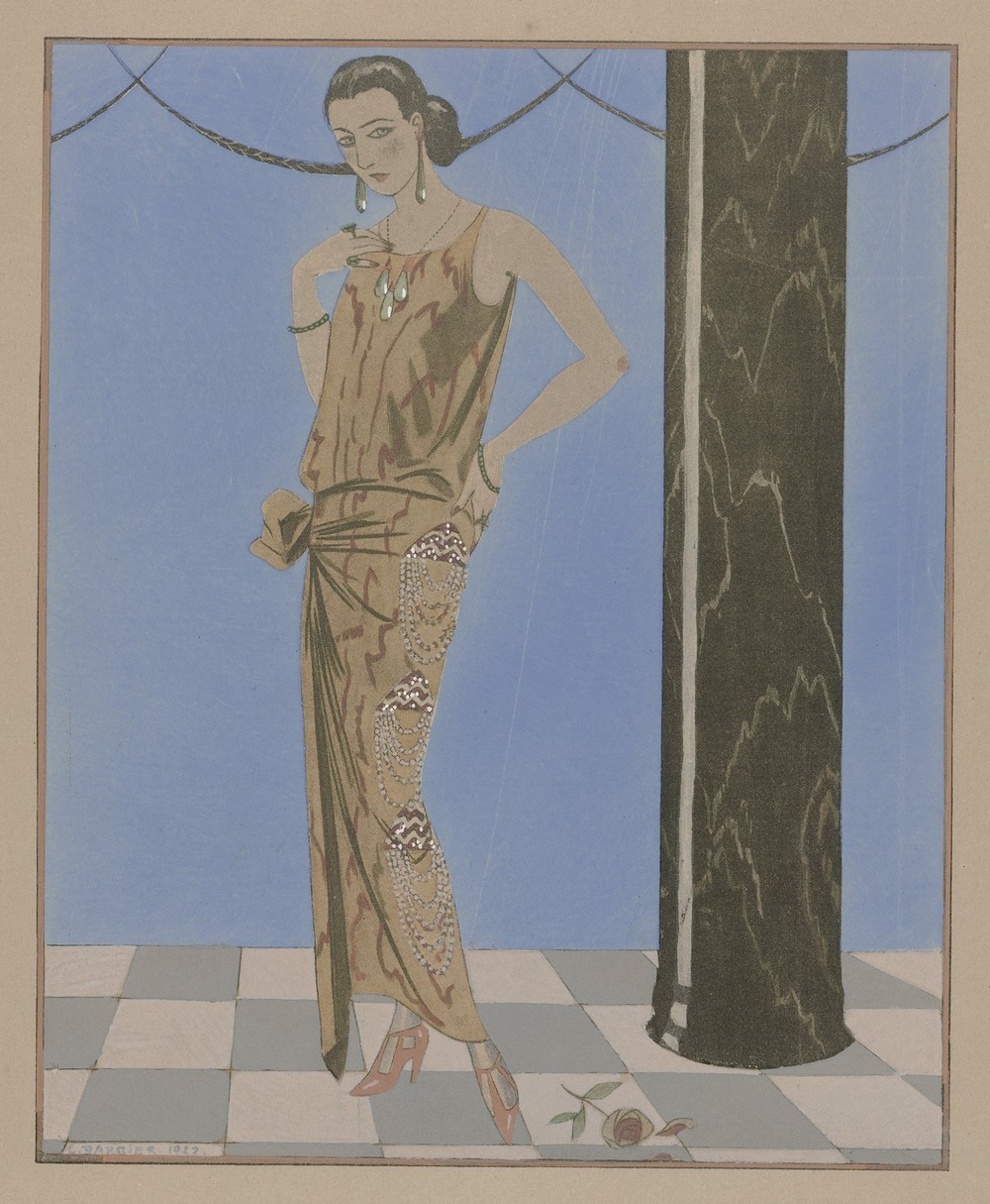 La chambre bleue d’arthénice ; Robe du soir, de Beer