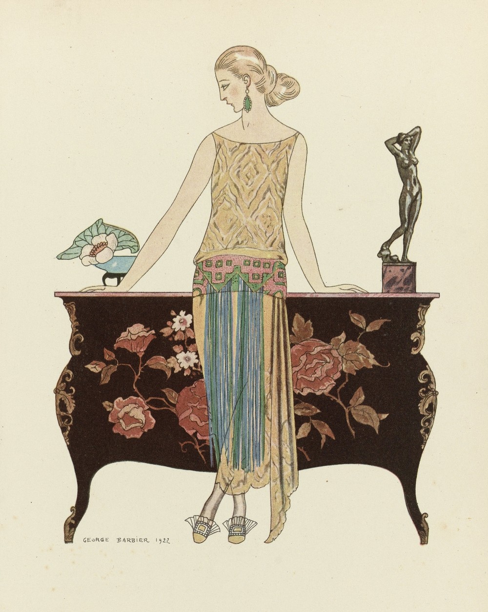 Rosalinde. ; Robe du soir, de Worth