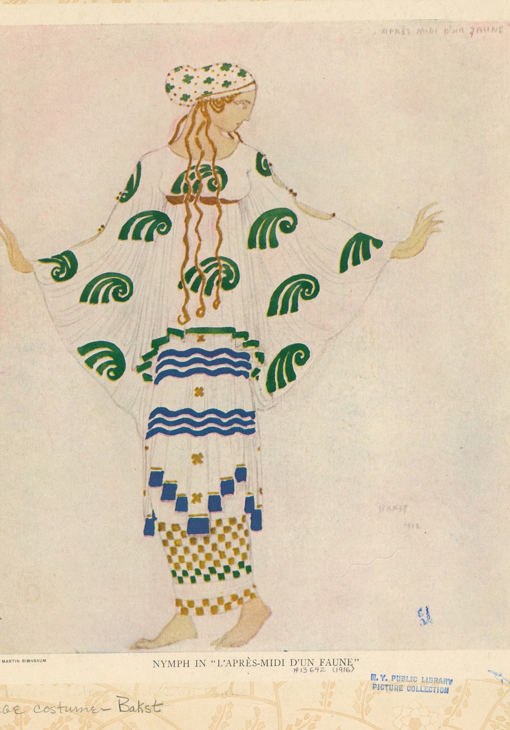 Nymph in ‘L’après-midi d’un faune’