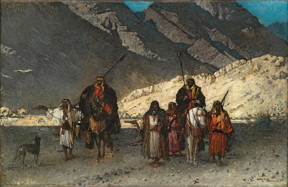 Arabian Sheikhs in the Mountains
