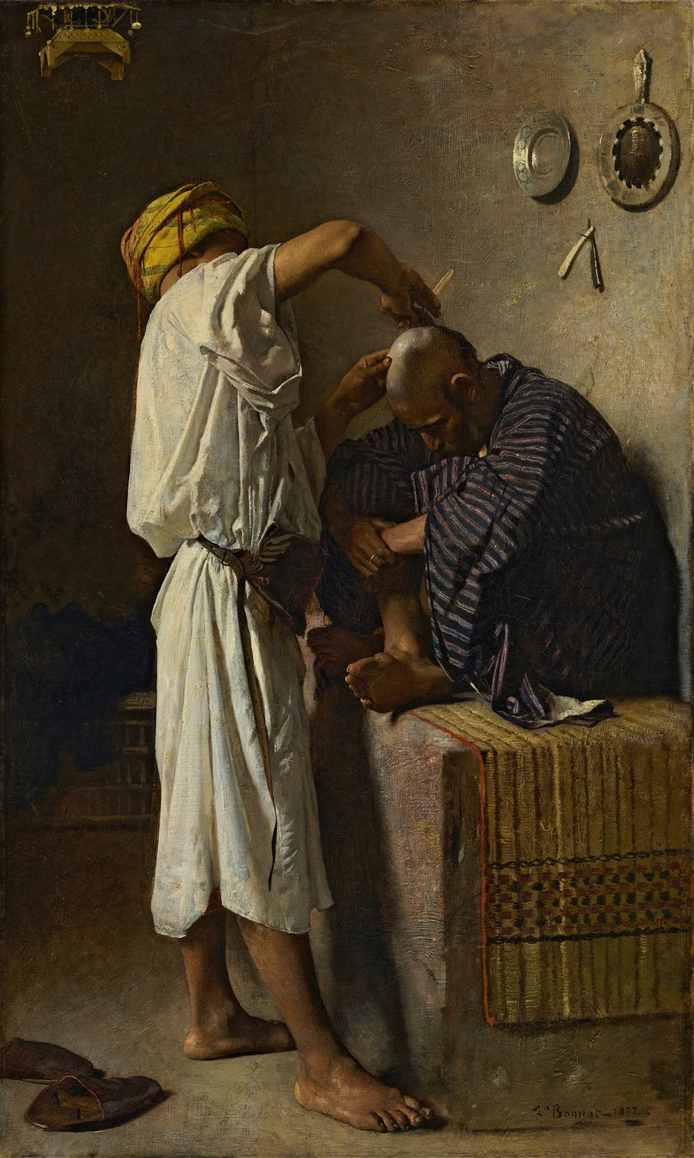 An oriental barbershop