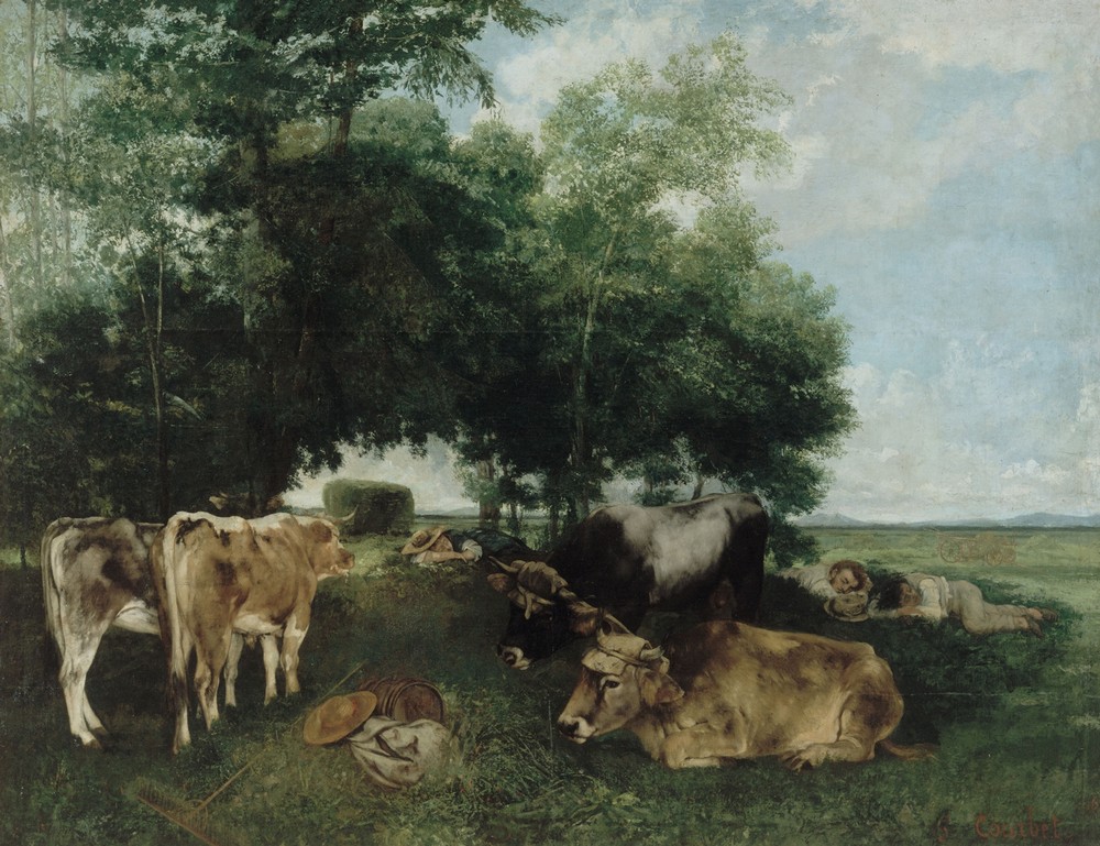 La Sieste Pendant La Saison Des Foins