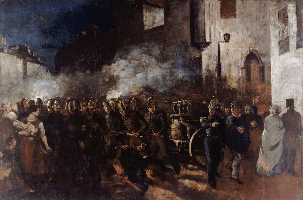 Pompiers courant à un incendie