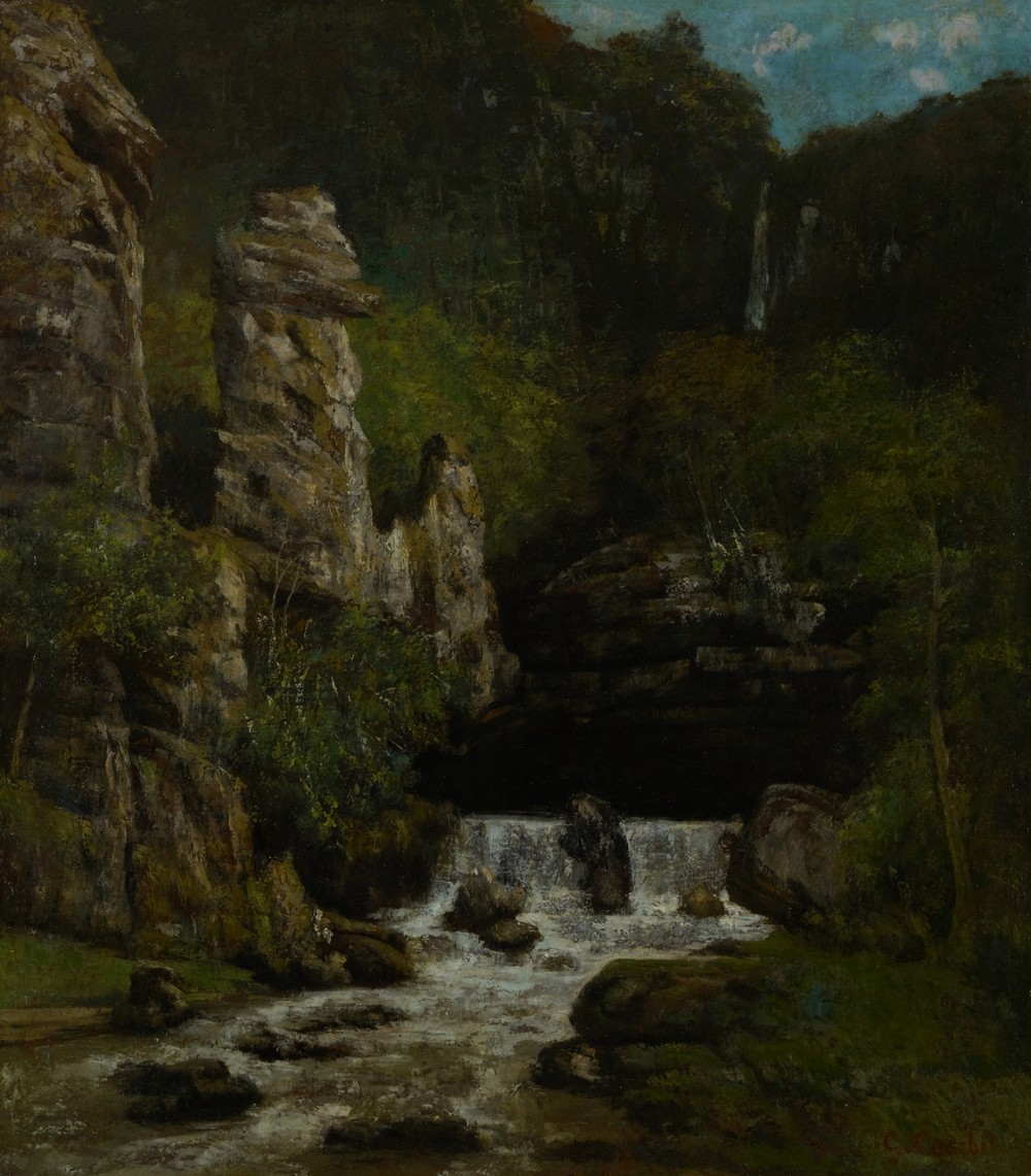 Landscape with a Waterfall (ca. 1865)