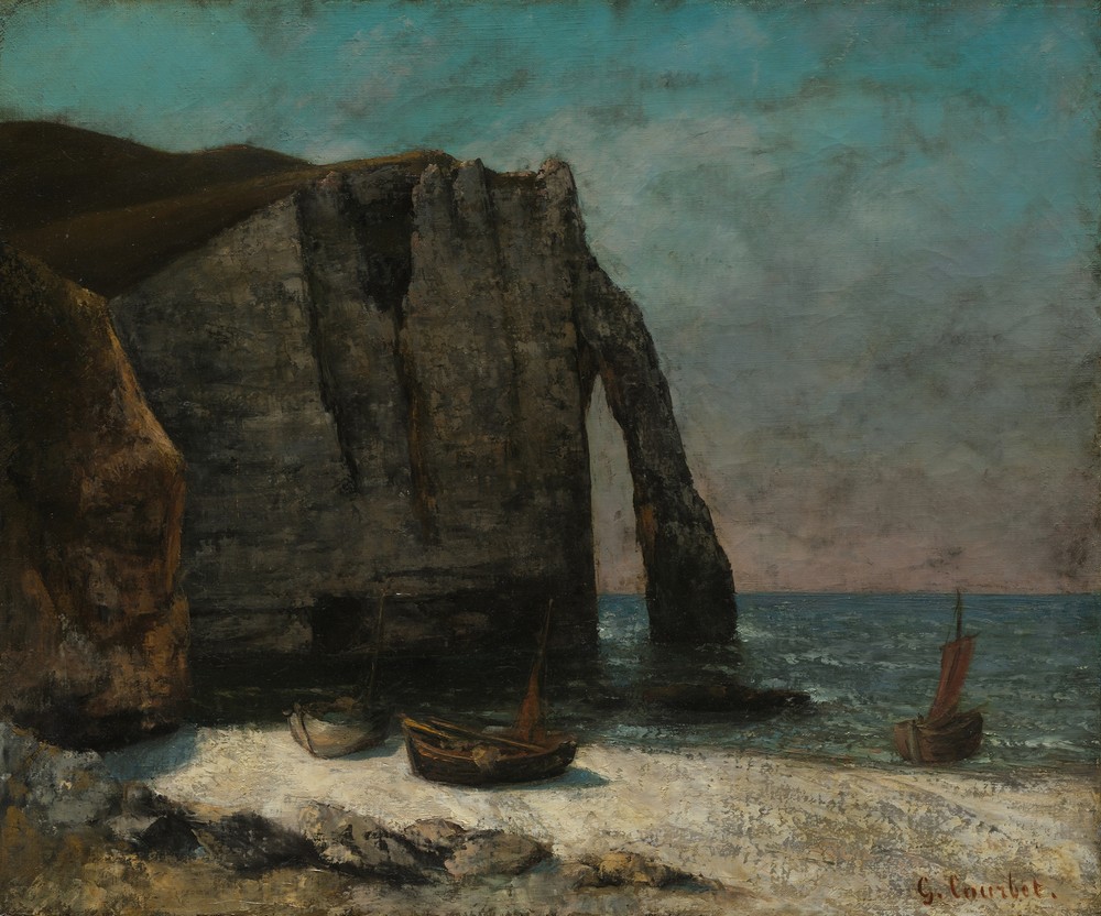 The Cliff at Étretat (after 1872)