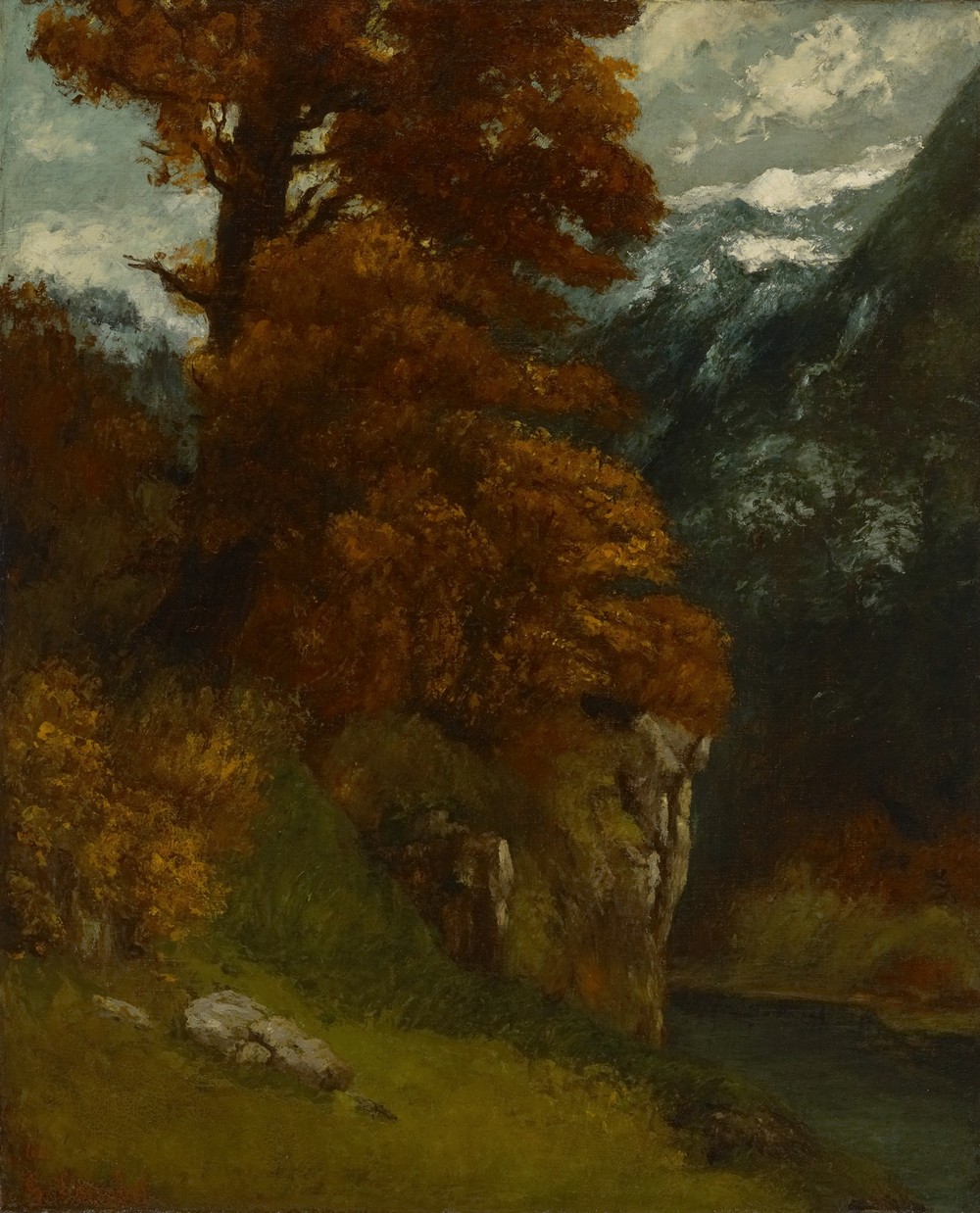 The Glen at Ornans (Bords du Doubs; Effet d’Automne)