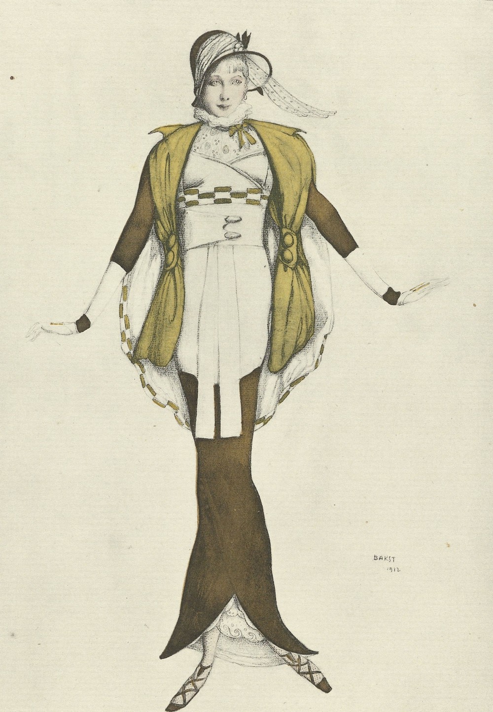 PHILOMÈLE / Robe de Bakst réalisée par Paquin