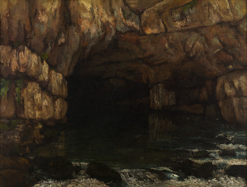 La source de la Loue (The Source of the Loue)  (circa 1864)