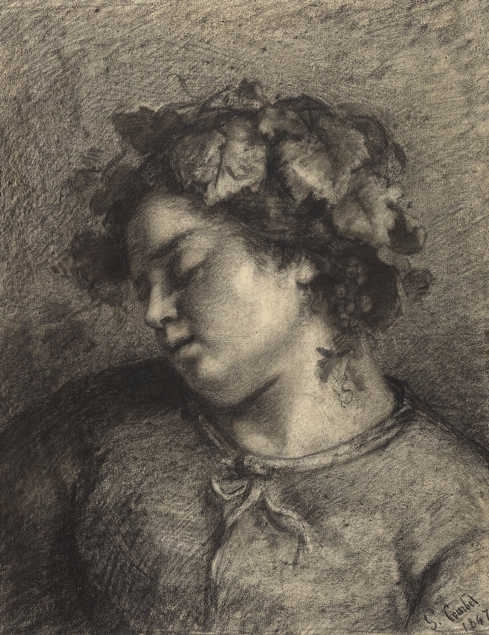 Head of a Sleeping Bacchante