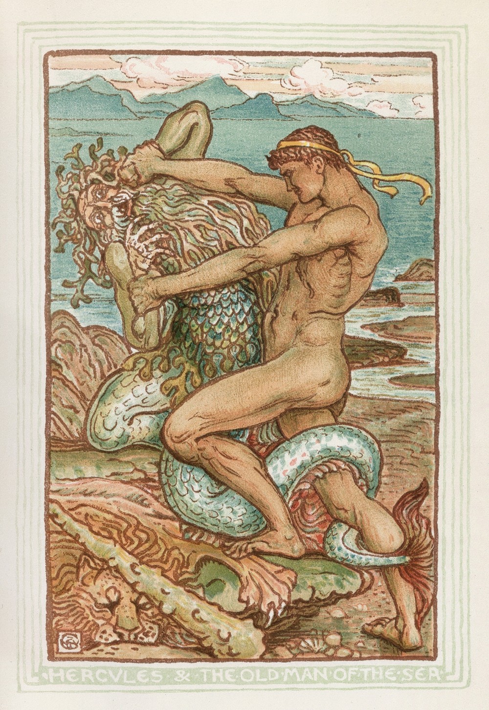 Hercules and the old man of the sea