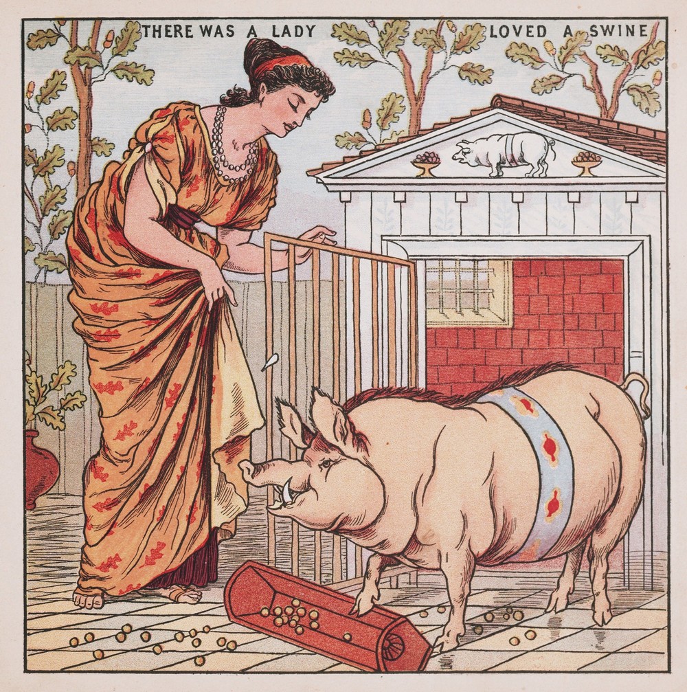 There was a lady loved a swine
