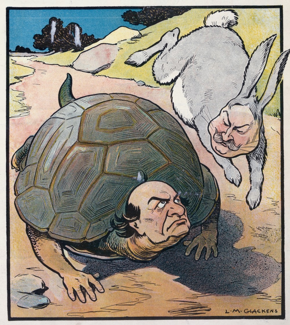 The republican hare and the democratic tortoise