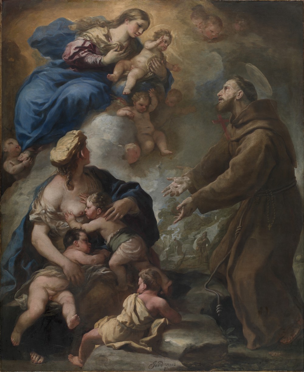 The Virgin and Child Appearing to Saint Francis of Assisi (1680s)