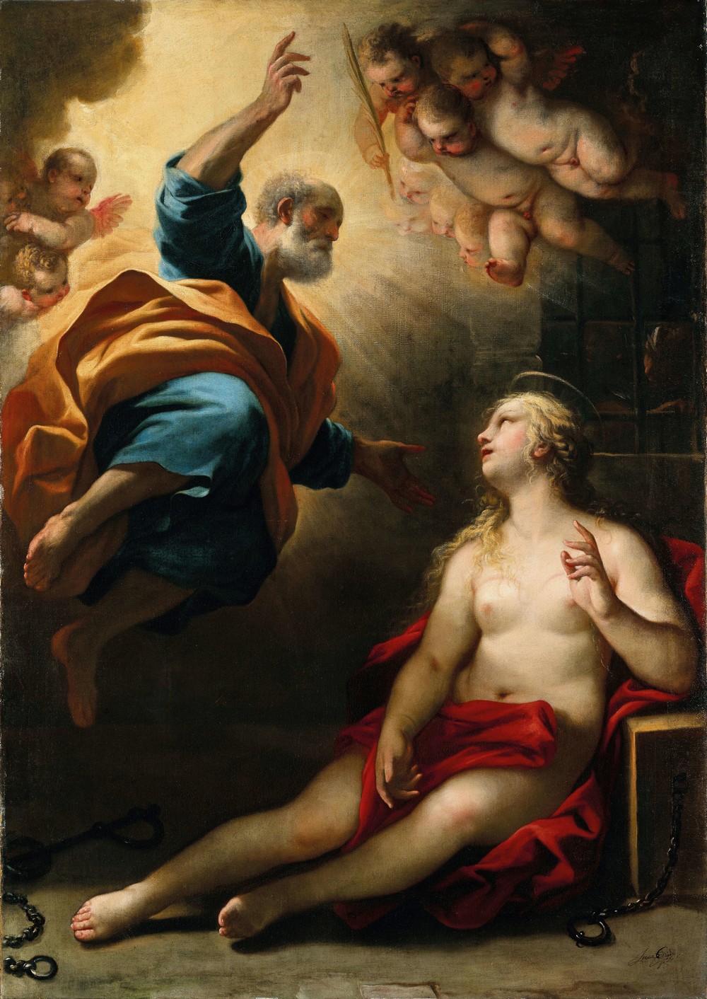 Saint Peter healing Saint Agatha