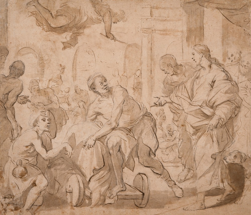 Christ Healing the Paralytic at Bethesda (circa 17th century)