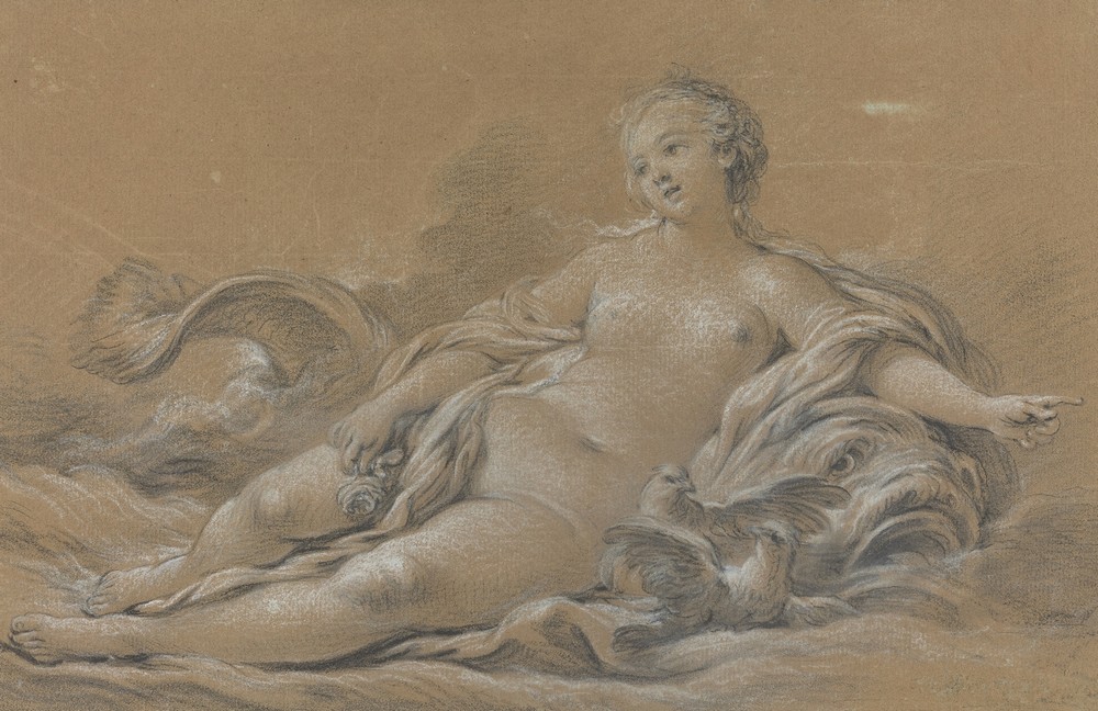 Venus Reclining on a Dolphin (c. 1745)
