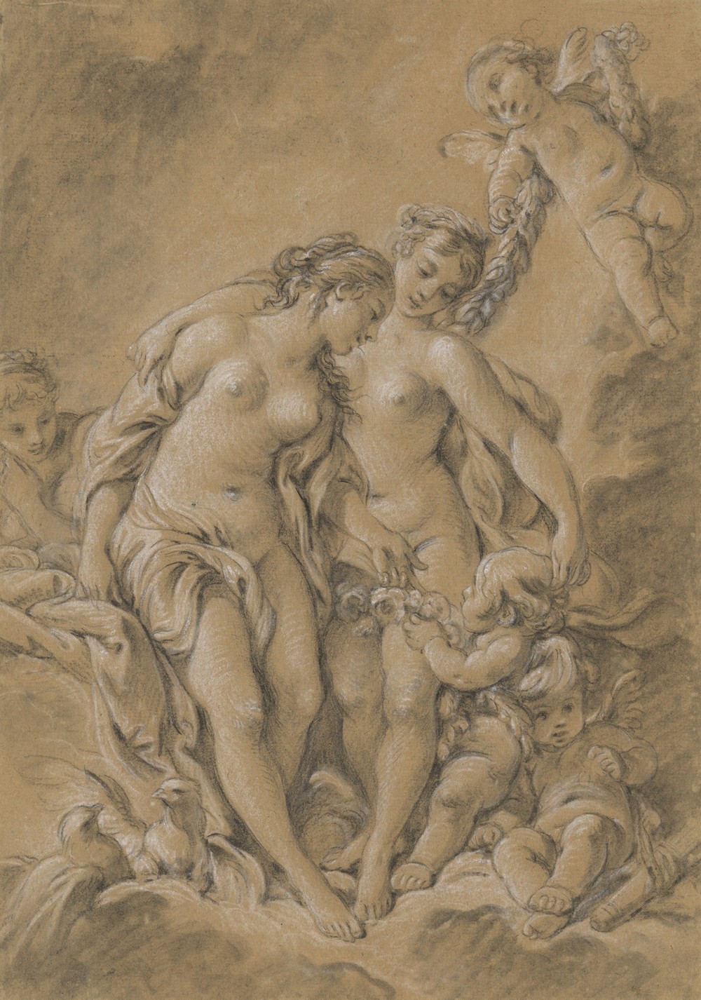 Nymphs and Cupids