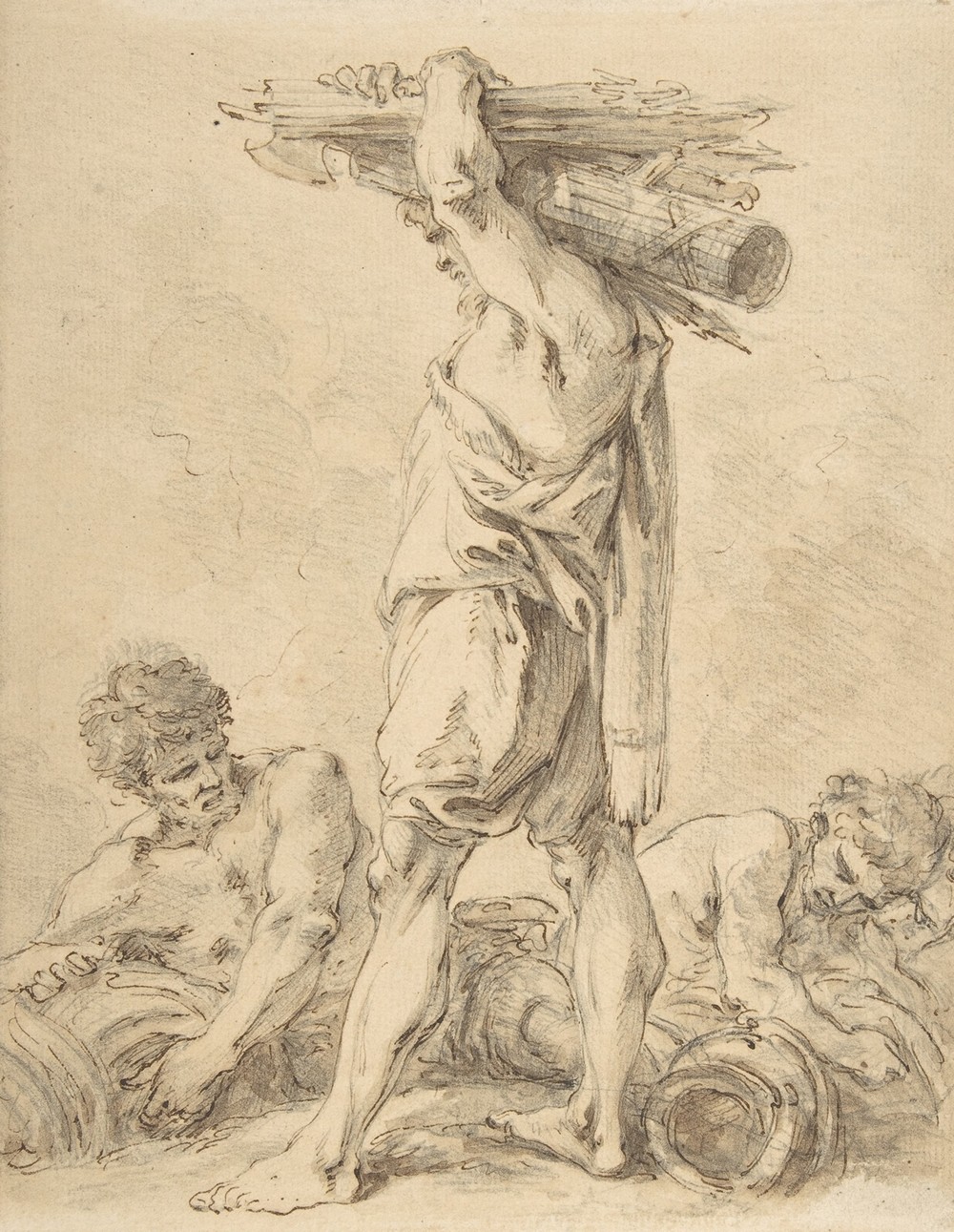Standing Man Carrying Fasces and Arms