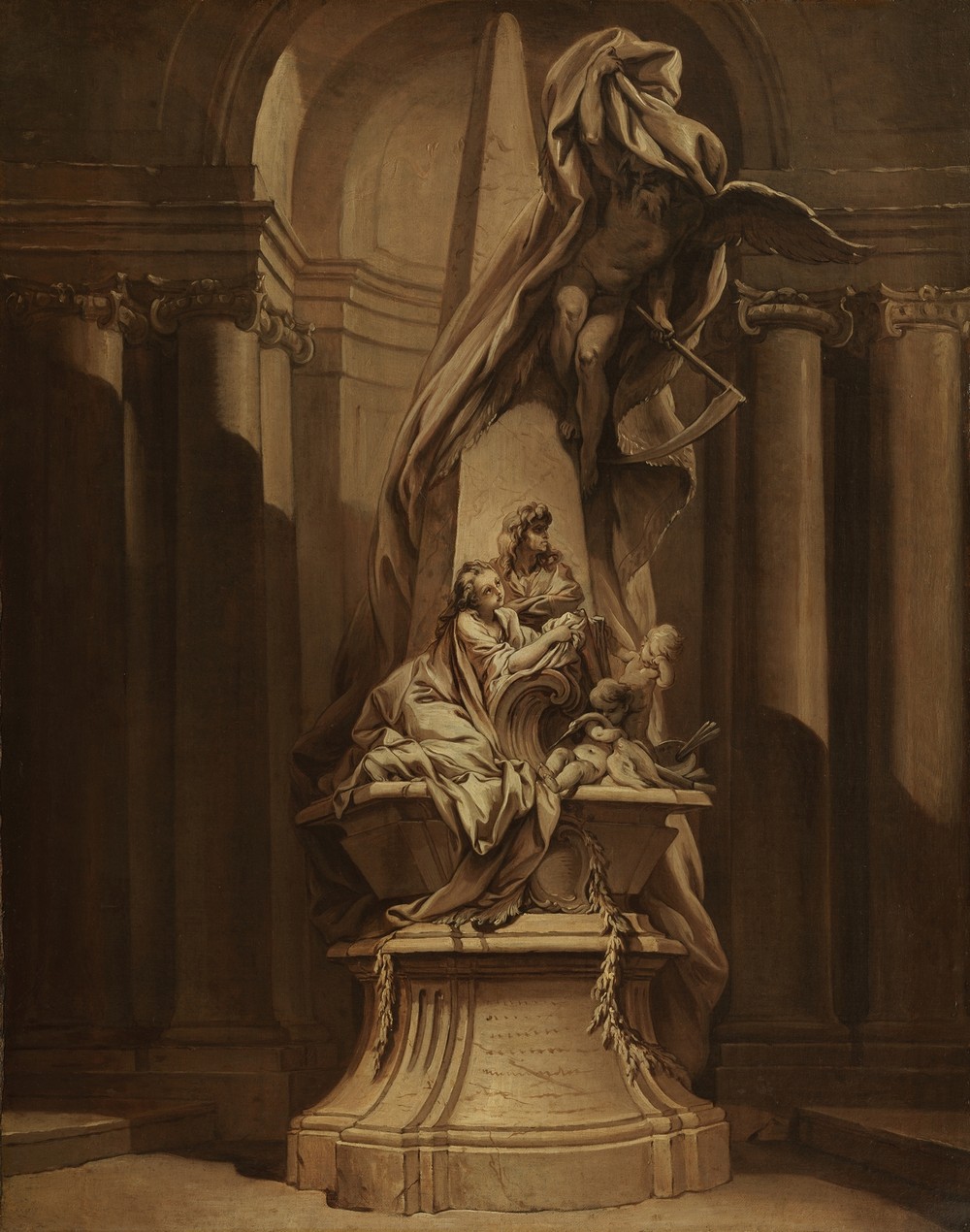 Monument to Mignard (circa 1743)