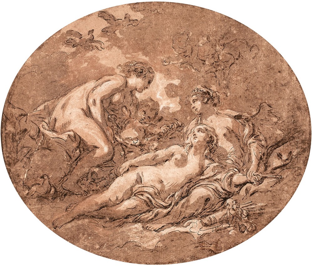 Les trois Grâces et l’Amour