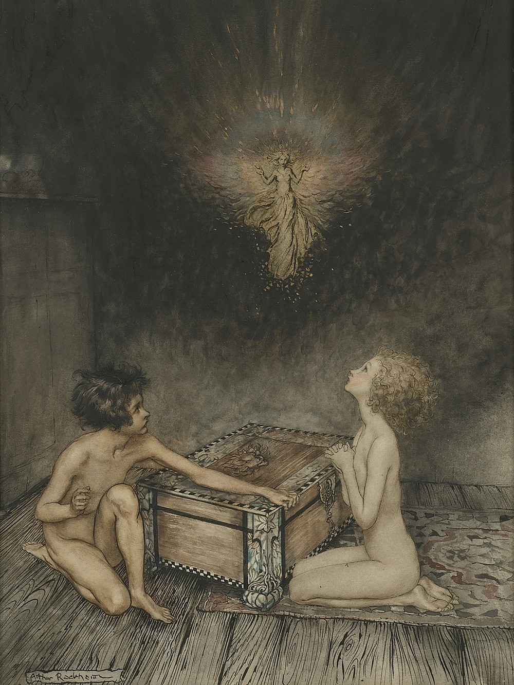 Pandora and Epimetheus