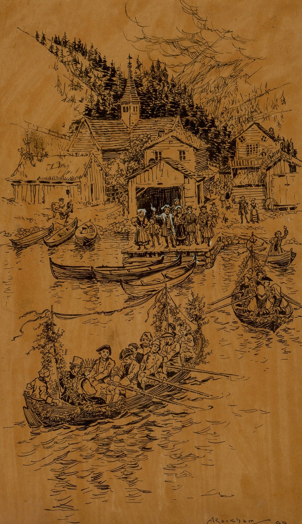 As Pretty a Boat-Procession