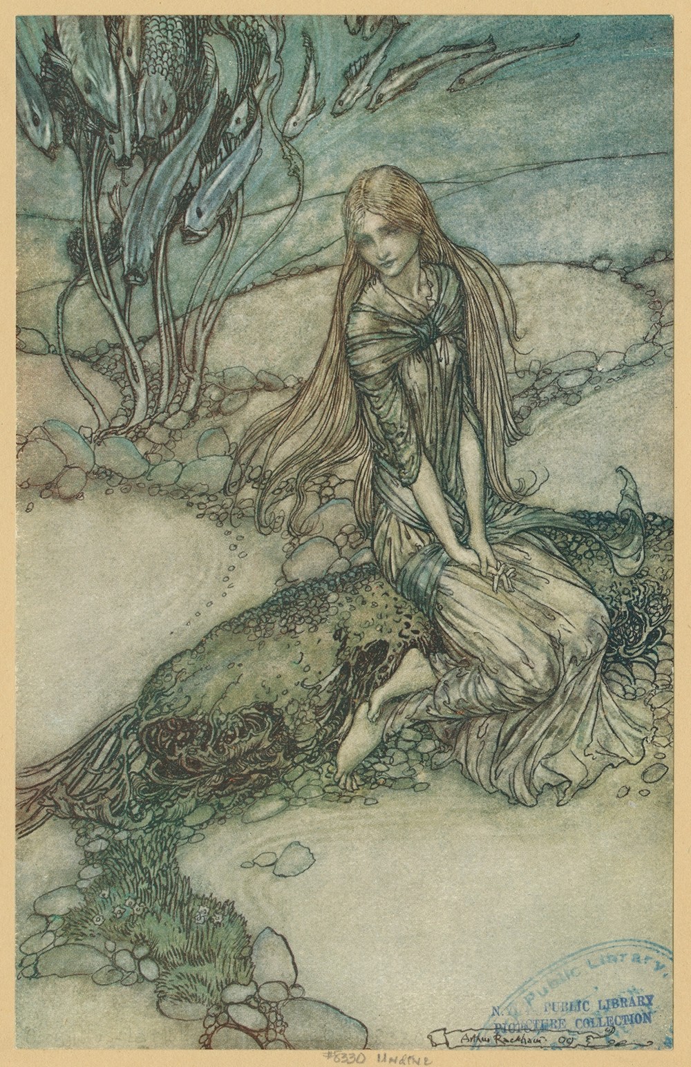 He could see Undine beneath the crystal vault