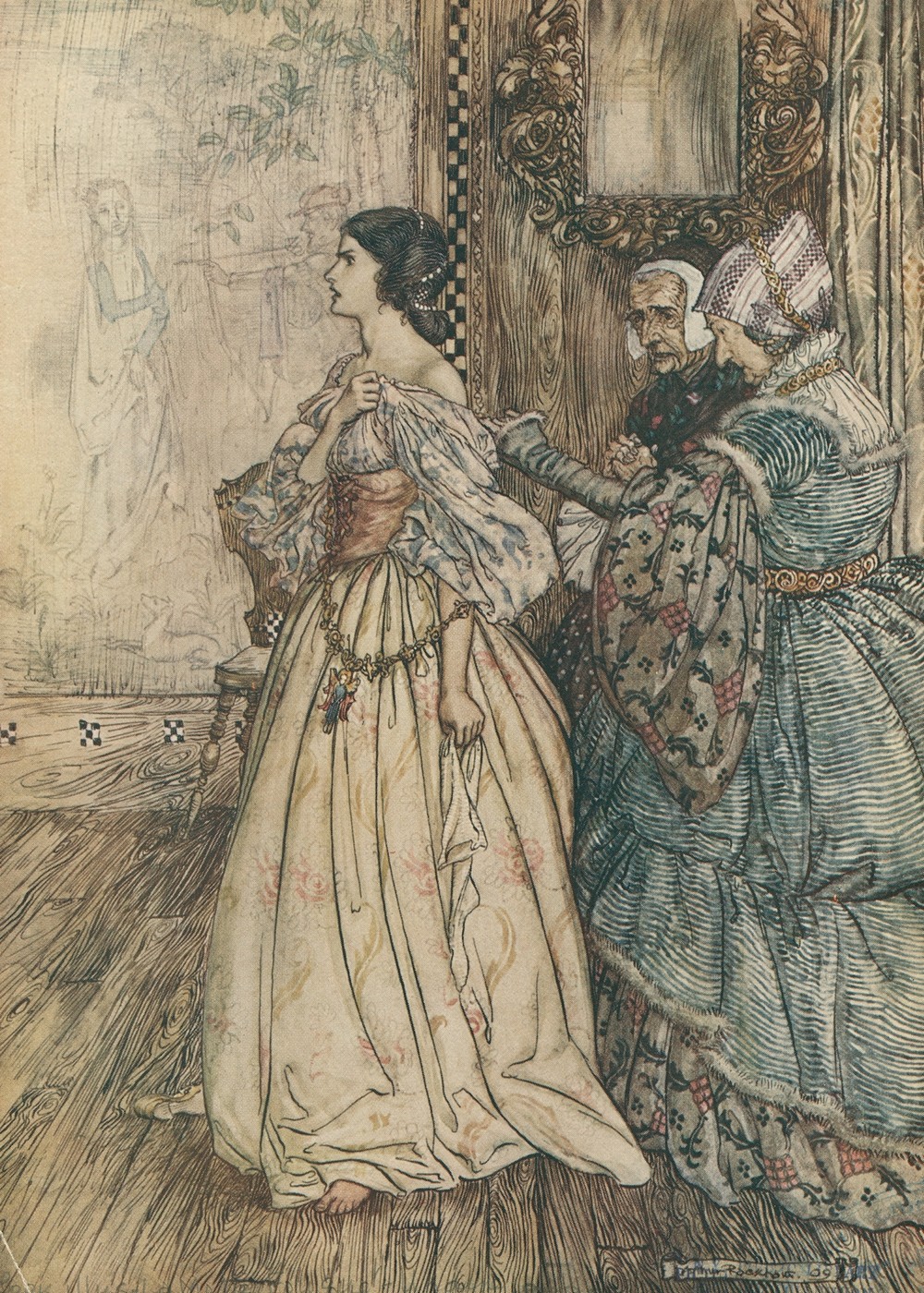 ‘She hath a mark, like a violet, between her shoulders, and another like it on the instep of her left foot.’