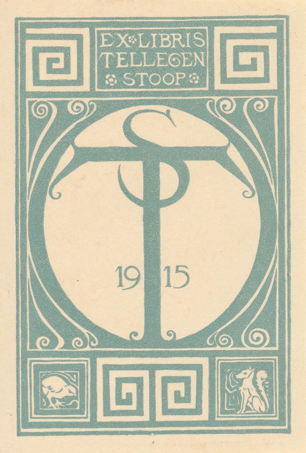 Ex libris van Tellegen-Stoop