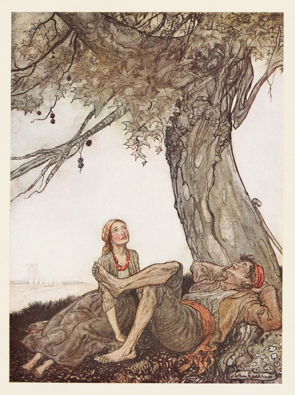 The Travellers and the Plane-tree