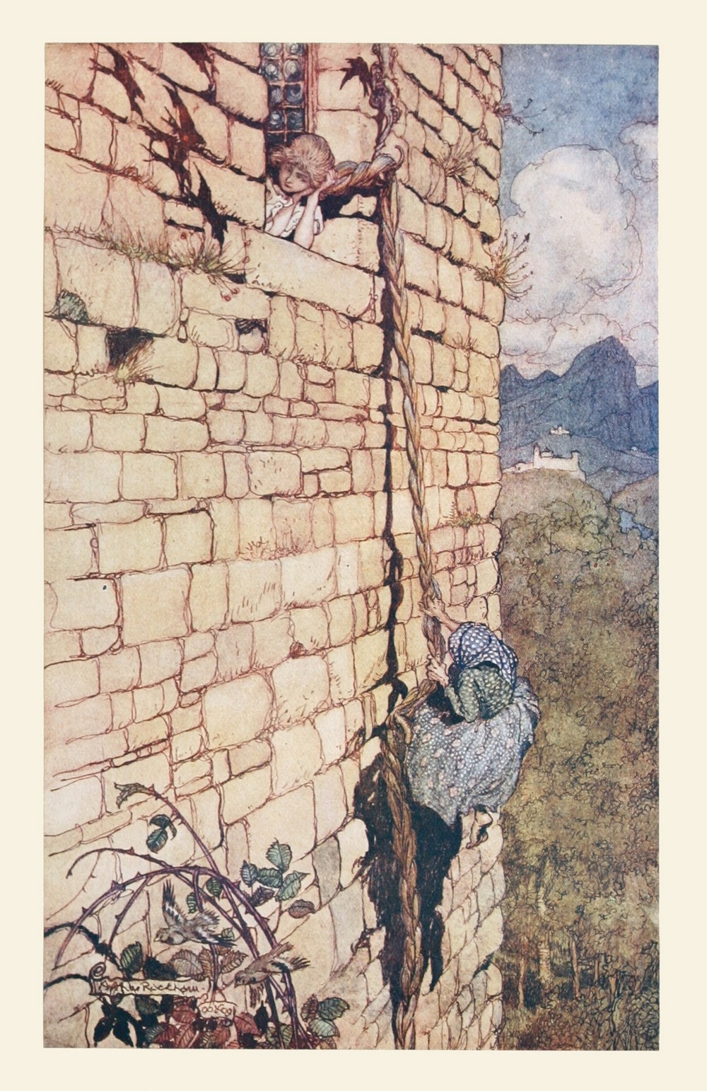 The Witch climbed up