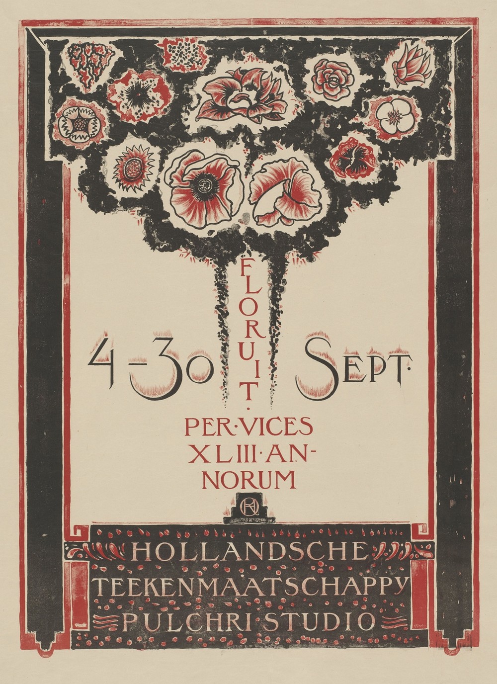 Hollandsche Teekenmaatschappij Pulchri Studio 4-30 Sept.