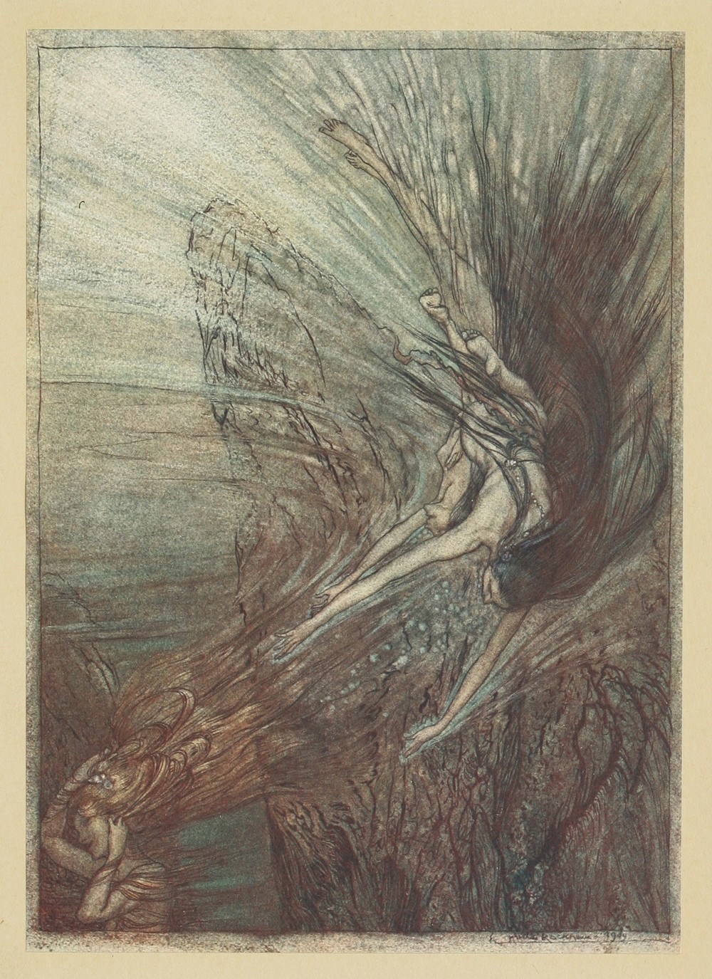 The frolic of the Rhine-Maidens