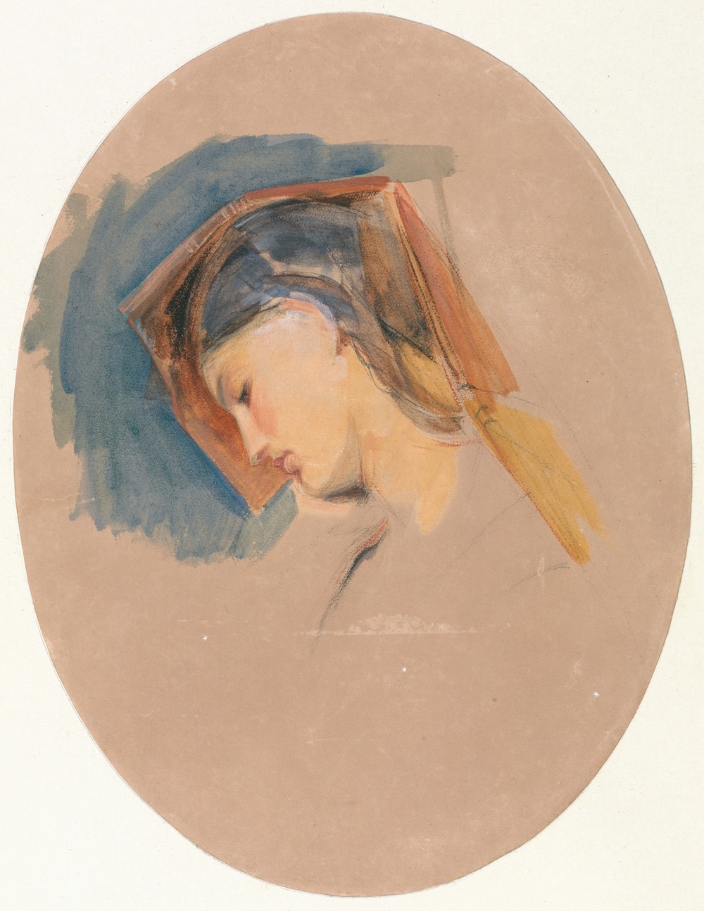Head of a Young Woman (between 1838 and 1840)