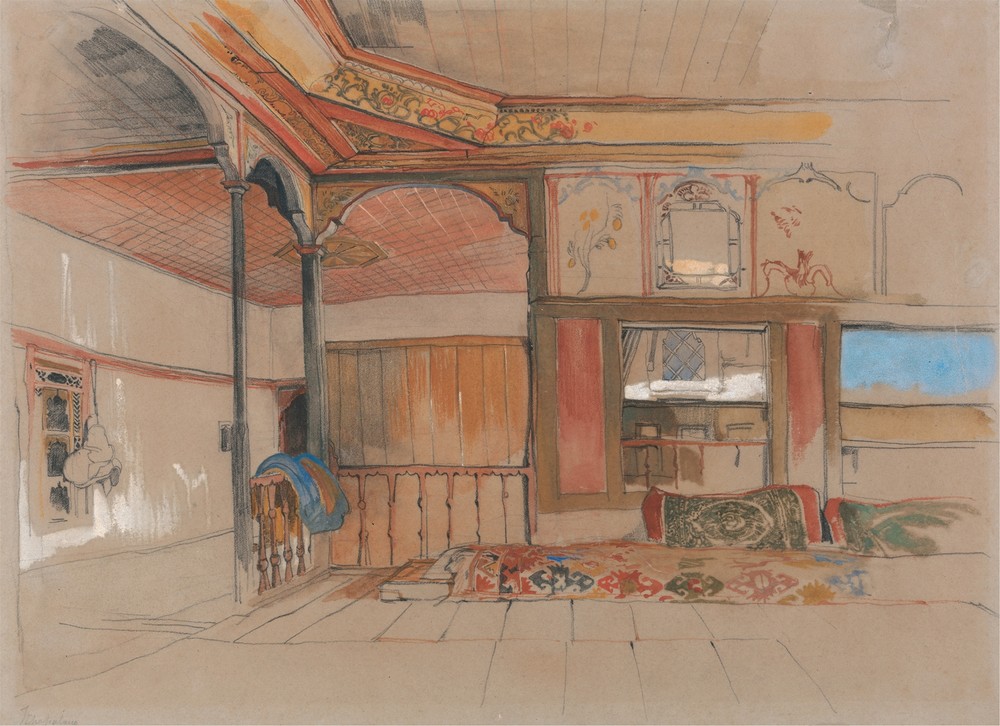 Interior of an Eastern House (between 1840 and 1851)