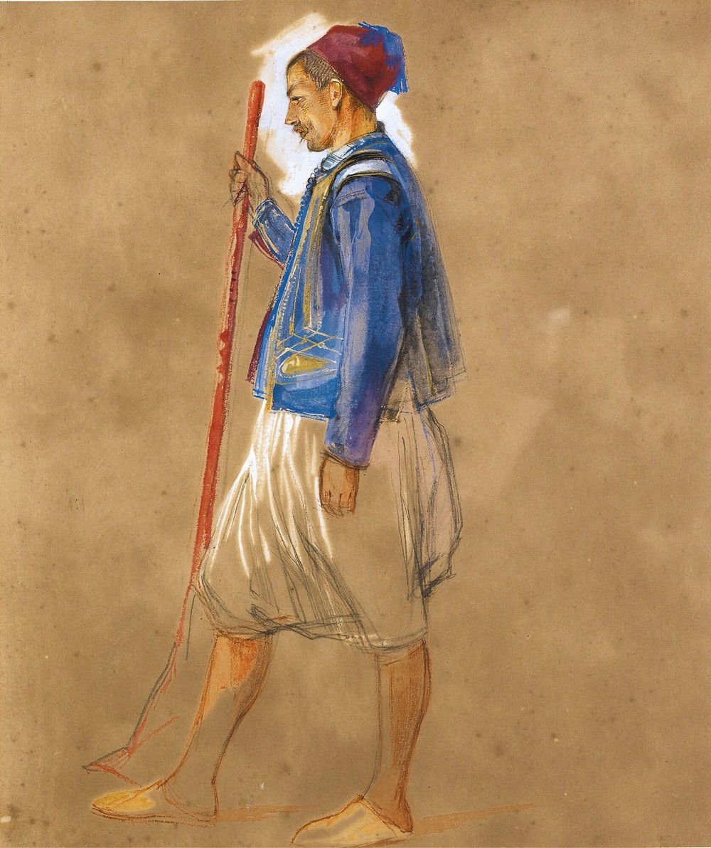 Walton-On-Thames A Study Of A Greek Man