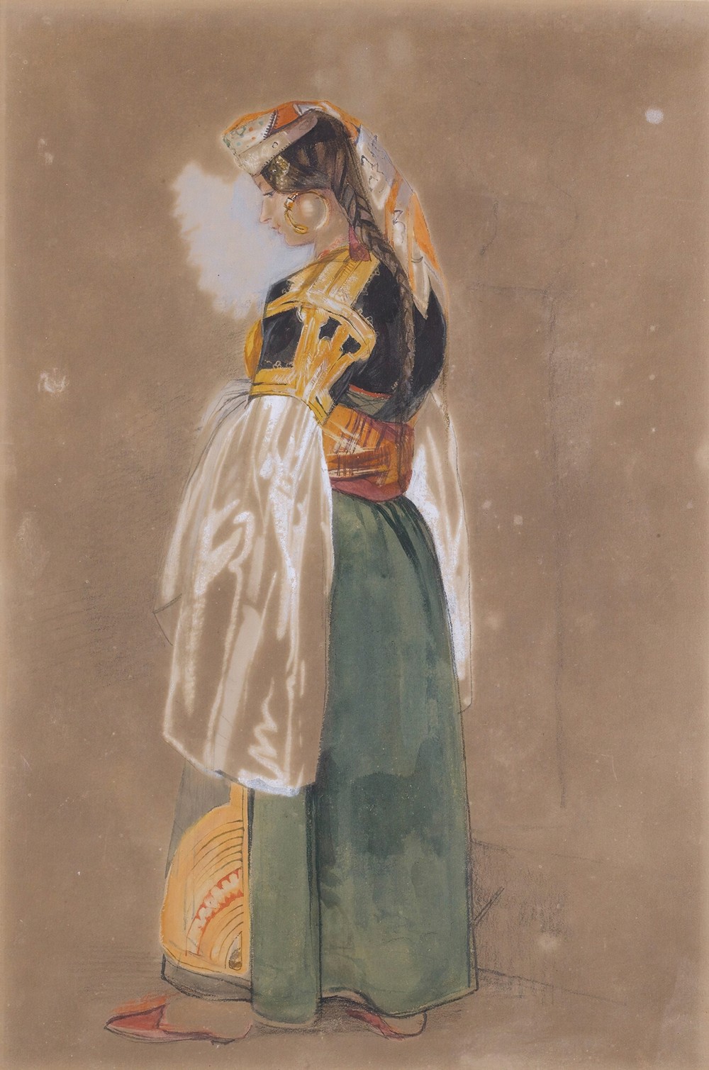 A Jewish Woman Of Gibraltar Or Tangier