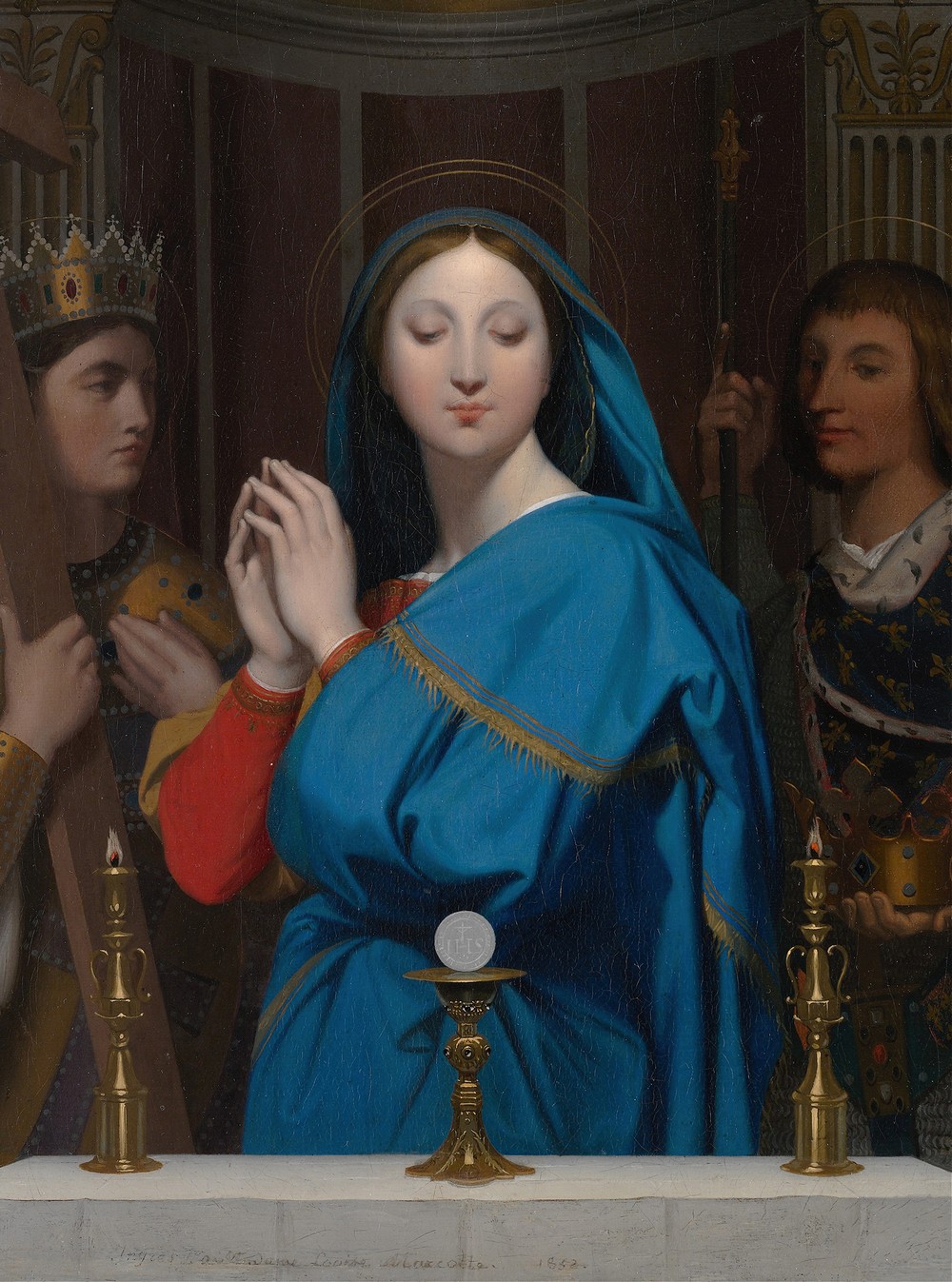 The Virgin Adoring the Host