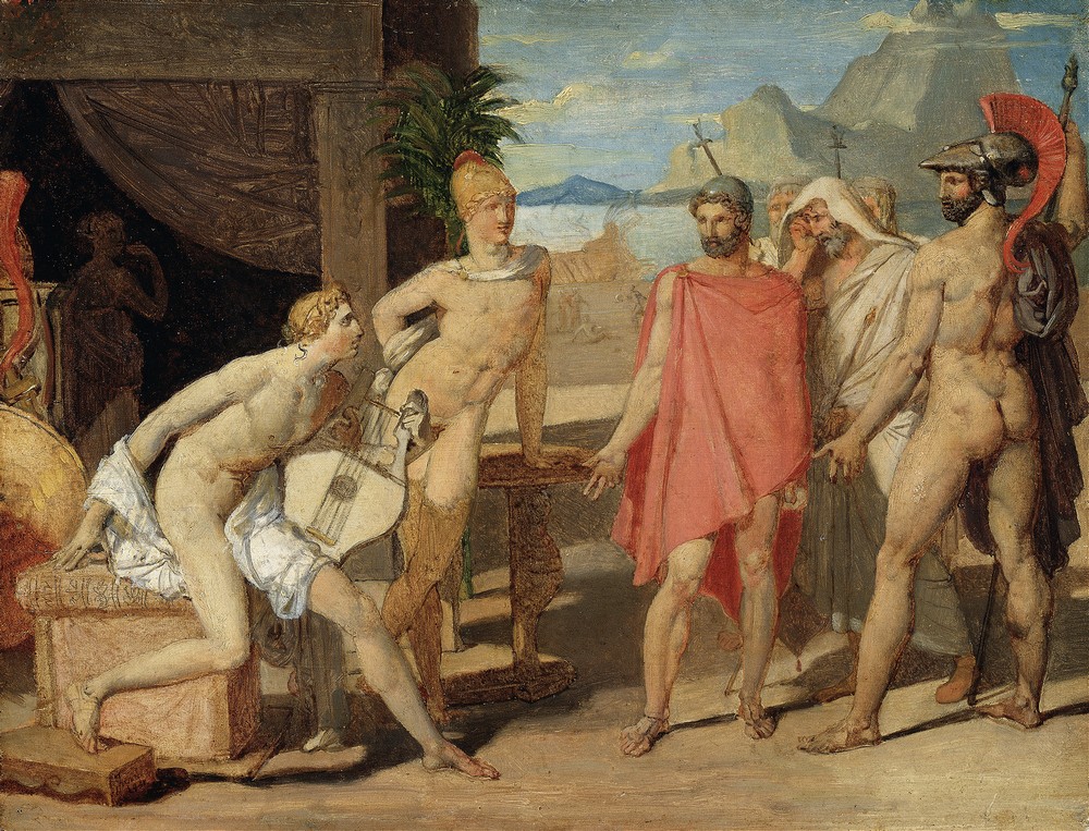 Achilles Receiving in his Tent the Envoys of Agamemnon