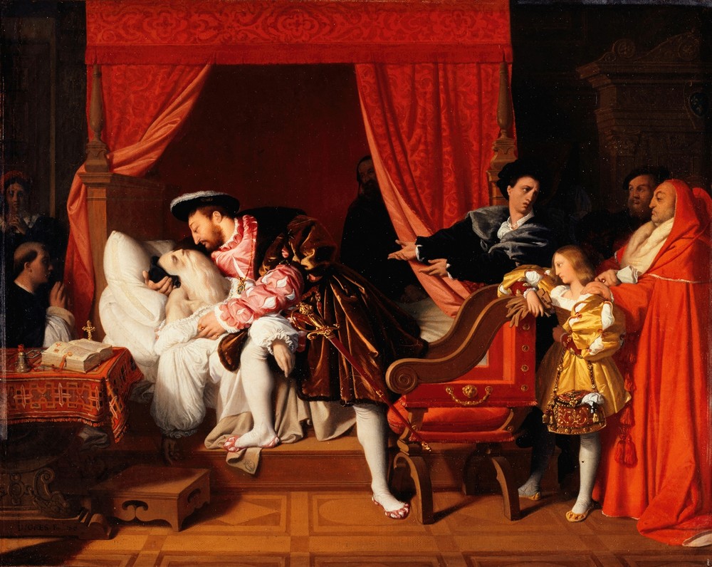 François Ier reçoit les derniers soupirs de Léonard de Vinci