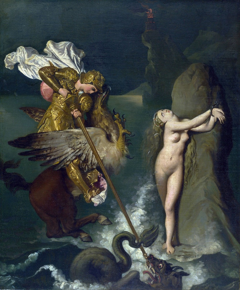 Angelica saved by Ruggiero (1819-39)
