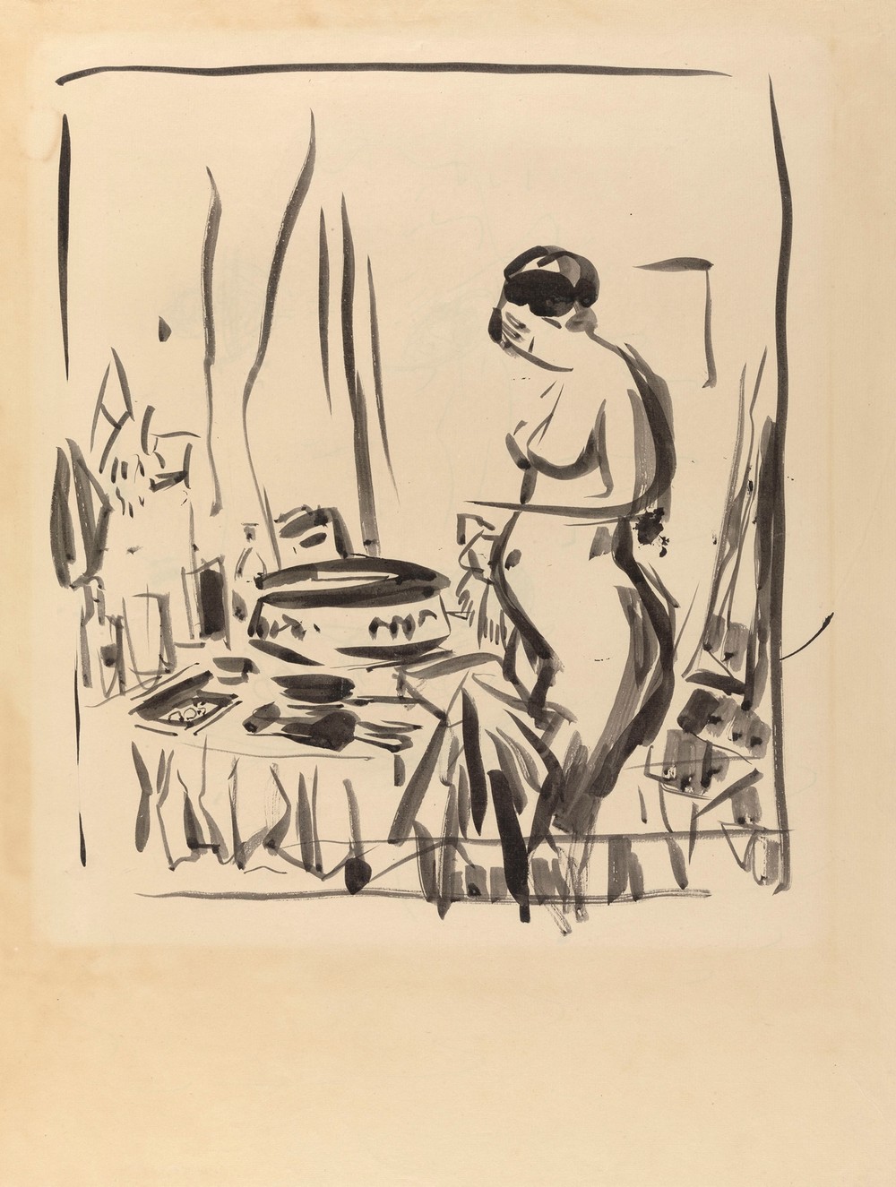 Nude at a Dressing Table