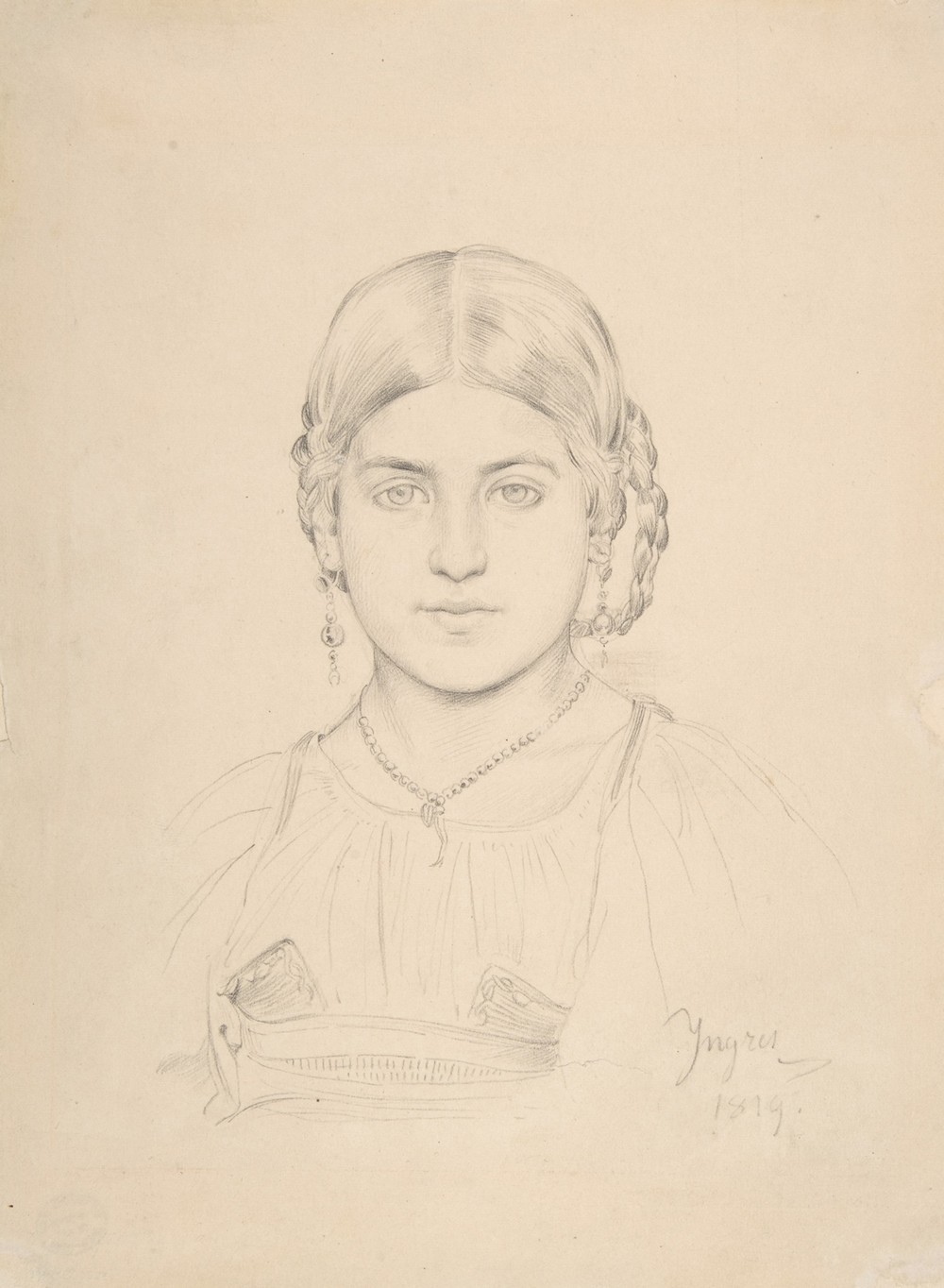 Bust of a Gypsy Girl