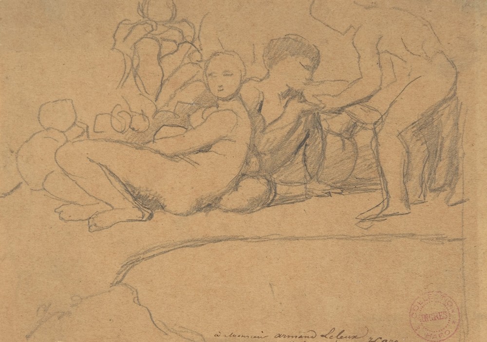 Nude Figures for L’Âge d’Or, Château de Dampierre